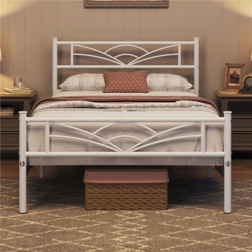 Metal platform bed - metal, with