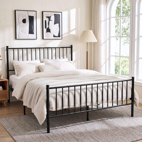 Double bed frame metal 4ft6 - double,