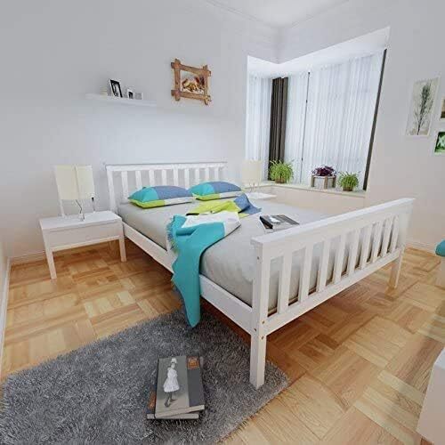 New pine wooden 4ft6 - wooden, double
