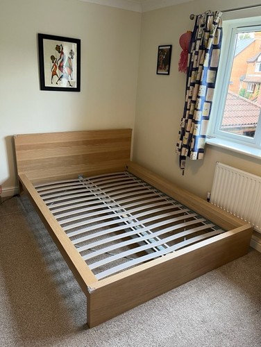Ikea wooden bed frames - x,
