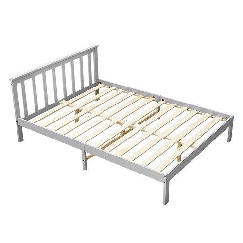 Solid wooden bed frame 3ft - wooden,