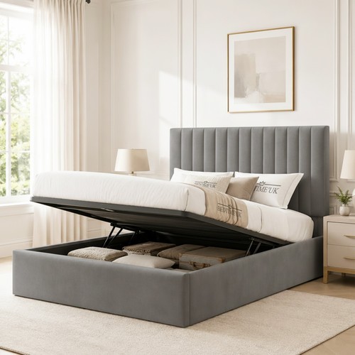 New mira ottoman storage bed - new,
