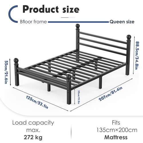 Heavy duty bed - duty, with