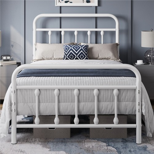 Single double king metal - metal, bed