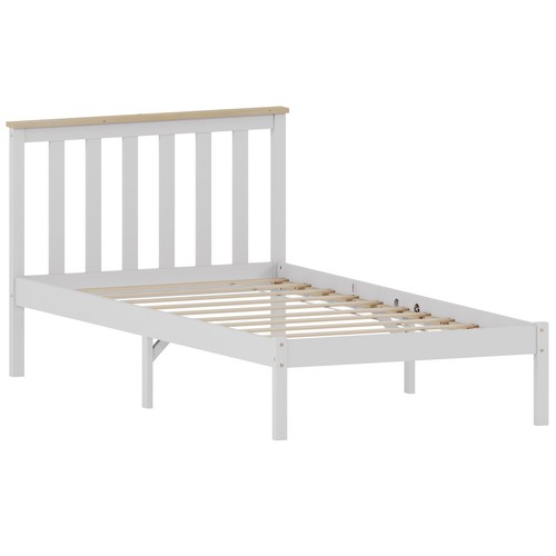 Wood bed milan single - bed,