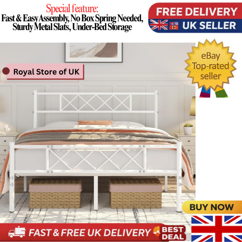 Yaheetech 4ft6 double bed - 4ft6,
