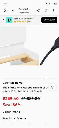 Berkfield home led - home, bed