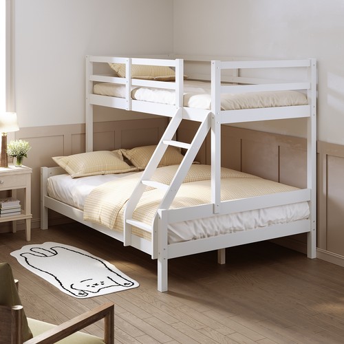 Solid pine wood triple - pine,