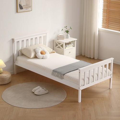 Single bed white - in,