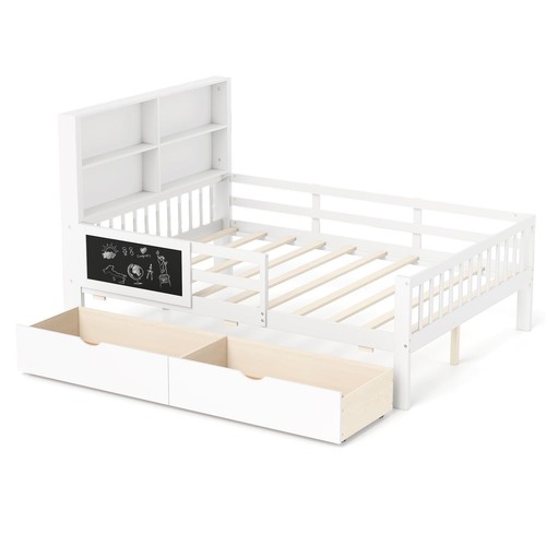 Double bed frame - double, wood