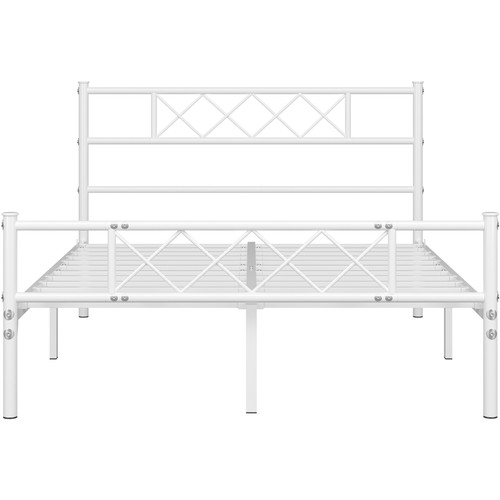 Double bed frame metal - double,