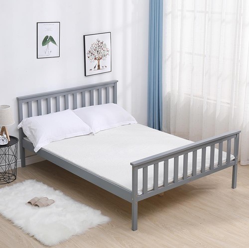 Single double wooden bed - single,