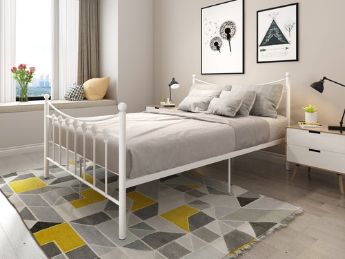 Metal bed frame single - bed, double