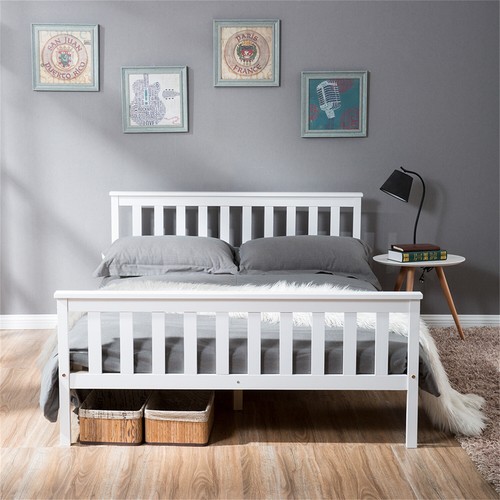 Double bed solid wood - bed, frame